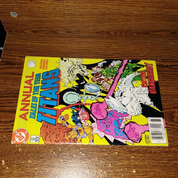 Tales of the Teen Titans Annual #4 (DC Comics, 1986) Newsstand 1st Ap. Vanguard - Picture 3 of 3